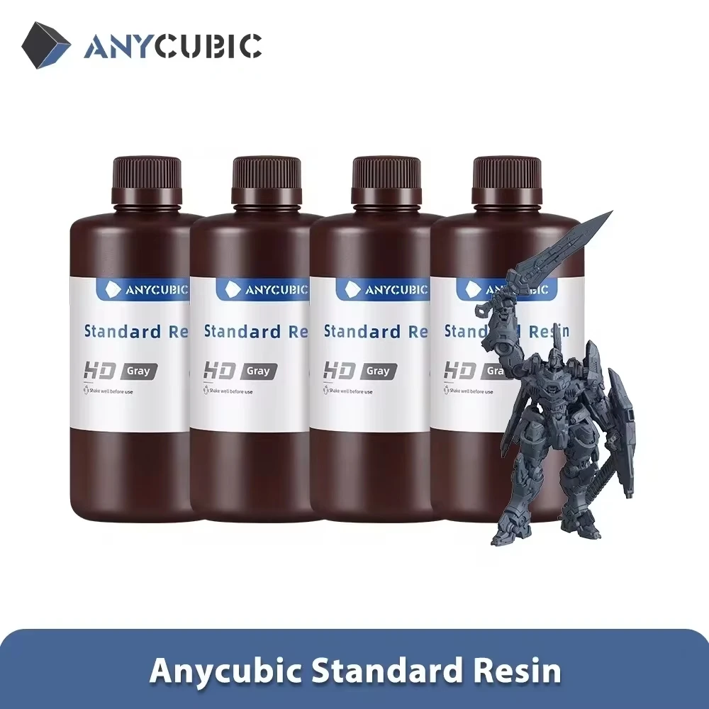 ANYCUBIC 4 sztuk/partia 405nm żywica UV do drukarki 3D LCD płynna żywica fotopolimerowa żywica do druku 3D… ANYCUBIC 4 sztuk/partia 405nm żywica UV do drukarki 3D LCD płynna żywica fotopolimerowa żywica do druku 3D…