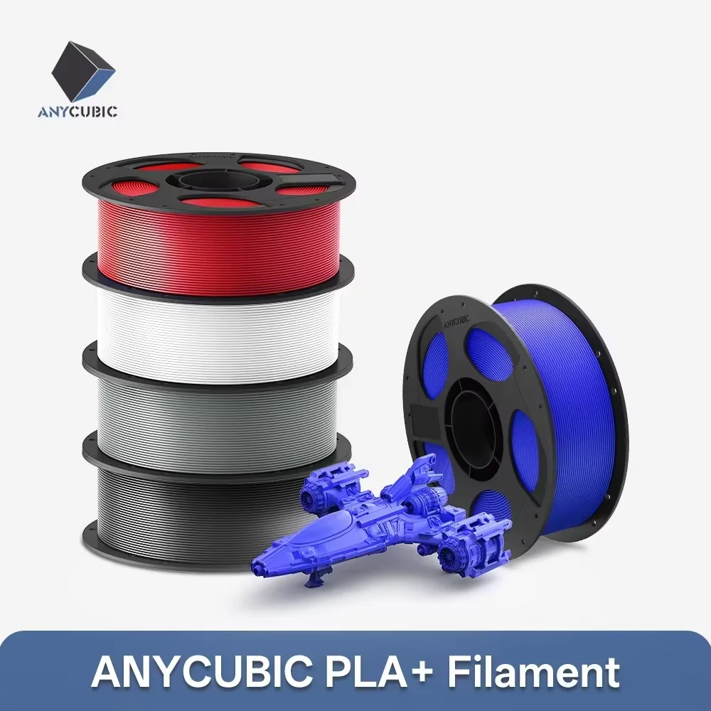 ANYCUBIC PLA + Filament do drukarki 3D 1,75 mm 1 kg / rolka Wysoka precyzja Pla Plus Materiał do druku 3D… ANYCUBIC PLA + Filament do drukarki 3D 1,75 mm 1 kg / rolka Wysoka precyzja Pla Plus Materiał do druku 3D…