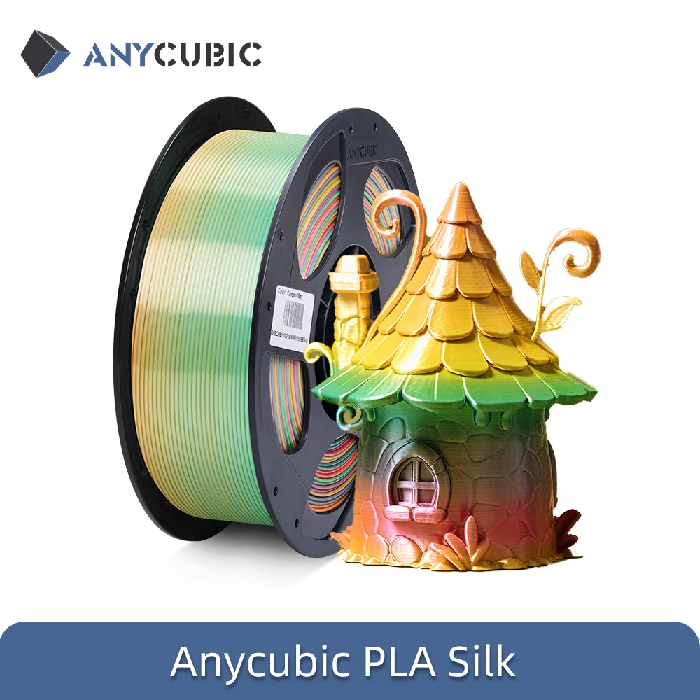 ANYCUBIC PLA Rainbow Silk Filament 1.75mm Filament do drukarek 3D, materiał do druku 3D, zabawki świąteczne… ANYCUBIC PLA Rainbow Silk Filament 1.75mm Filament do drukarek 3D, materiał do druku 3D, zabawki świąteczne…