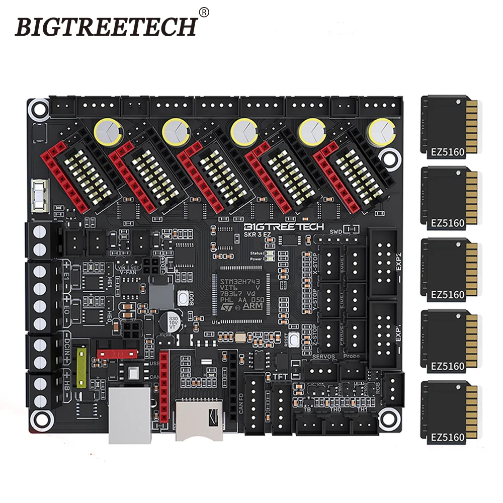 BIGTREETECH BTT SKR 3 EZ 32-bitowa płyta główna EZ5160 Pro TMC2208 aktualizacja SKR2 płyta sterująca do… BIGTREETECH BTT SKR 3 EZ 32-bitowa płyta główna EZ5160 Pro TMC2208 aktualizacja SKR2 płyta sterująca do…