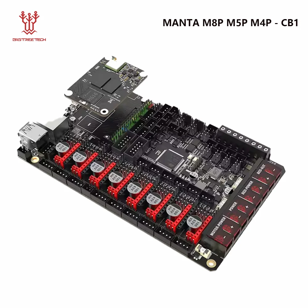 BIGTREETECH MANTA M8P M5P M4P płyta główna 32bit Klipper Marlin VS Raspberry Pi CM4 dla Voron Ender 3 3D…