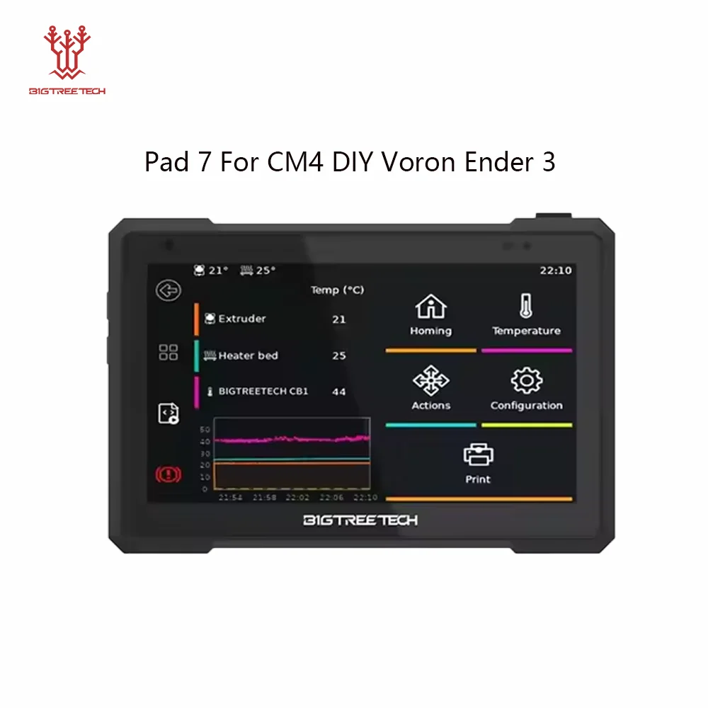 BIGTREETECH Pad 7 ekran dotykowy IPS Klipper 7.0 Cal 1024*600 wyświetlacz z kartą CB1 32GB TF dla CM4 DIY… BIGTREETECH Pad 7 ekran dotykowy IPS Klipper 7.0 Cal 1024*600 wyświetlacz z kartą CB1 32GB TF dla CM4 DIY…