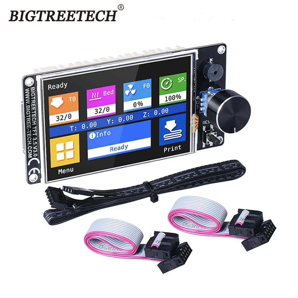 BIGTREETECH TFT35 V3.0 Ekran dotykowy 3,5 cala z WIFI 12864 Panel trybu wyświetlania LCD MKS TFT35 dla SKR…