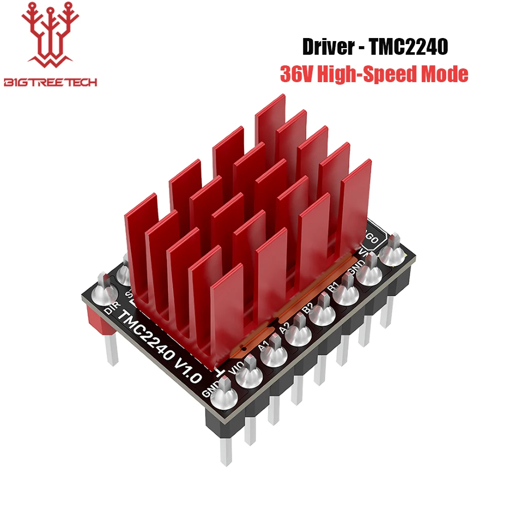 BIGTREETECH TMC2240 Moduł sterownika silnika krokowego Części do drukarek 3D Tryb SPI 36V High-Speed VS…