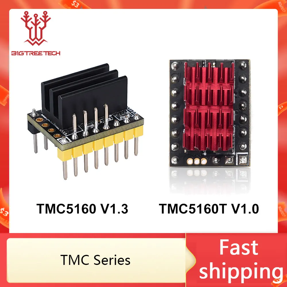 BIGTREETECH TMC5160 V1.3 Sterownik silnika krokowego Części drukarki 3D dużej mocy do BTT Octopus SKR V1.4… BIGTREETECH TMC5160 V1.3 Sterownik silnika krokowego Części drukarki 3D dużej mocy do BTT Octopus SKR V1.4…