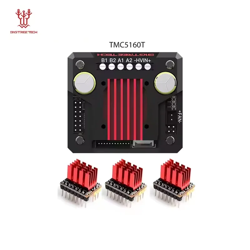 BIGTREETECH TMC5160T Pro Driver Części do drukarek 3D o dużej mocy, kompatybilne z BTT Octopus Pro SKR V1.4… BIGTREETECH TMC5160T Pro Driver Części do drukarek 3D o dużej mocy, kompatybilne z BTT Octopus Pro SKR V1.4…