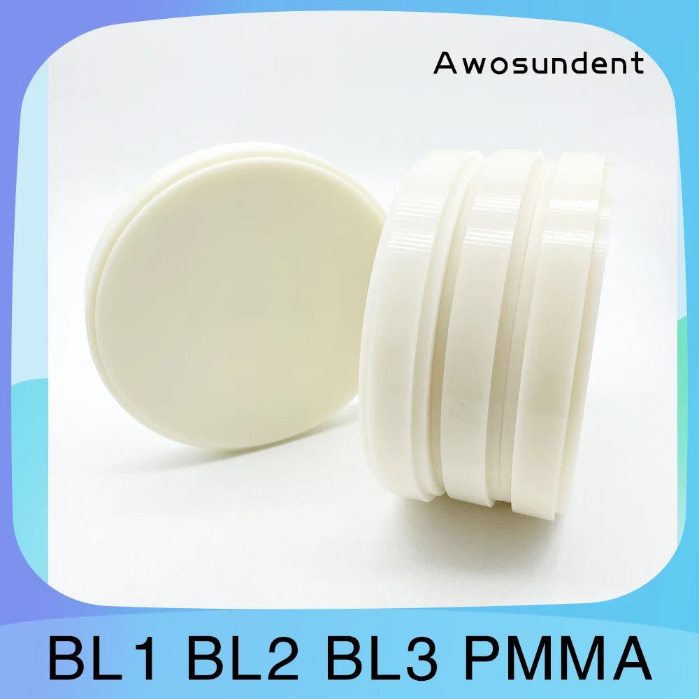 BL1 BL2 BL3 Kolory Monowarstwowe PMMA Blanki Materiał do Laboratorium Dentystycznego CadCam 18mm 20mm Żywica… BL1 BL2 BL3 Kolory Monowarstwowe PMMA Blanki Materiał do Laboratorium Dentystycznego CadCam 18mm 20mm Żywica…