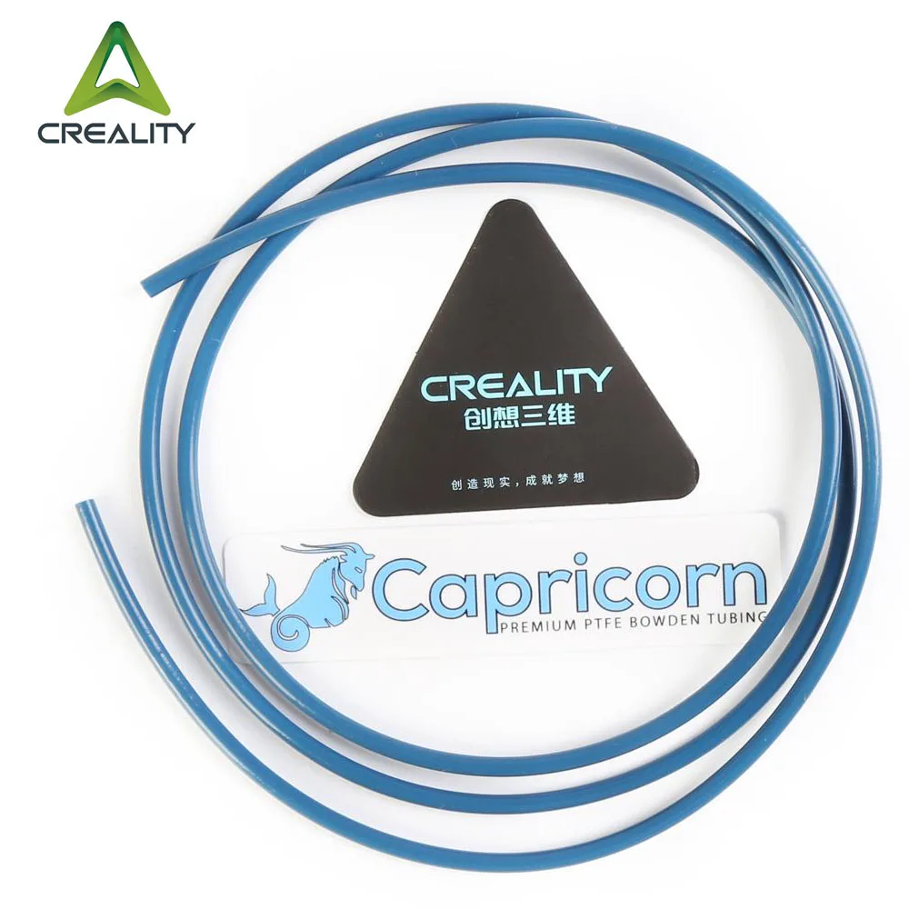 Capricorn Bowden PTFE Tubing Tube Original CREALITY 3D Printer Part Blue 1M 2M Fitting Push to Connect 1.75mm… Capricorn Bowden PTFE Tubing Tube Original CREALITY 3D Printer Part Blue 1M 2M Fitting Push to Connect 1.75mm…