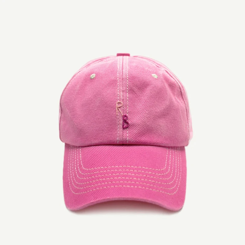 Casualowa czapka bejsbolówka z monogramem dla mężczyzn i kobiet, ręcznie barwiona, z miękkiego materiału, czapka typu „dad hat” z ręcznie haftowanymi literami Casualowa czapka bejsbolówka z monogramem dla mężczyzn i kobiet, ręcznie barwiona, z miękkiego materiału, czapka typu „dad hat” z ręcznie haftowanymi literami