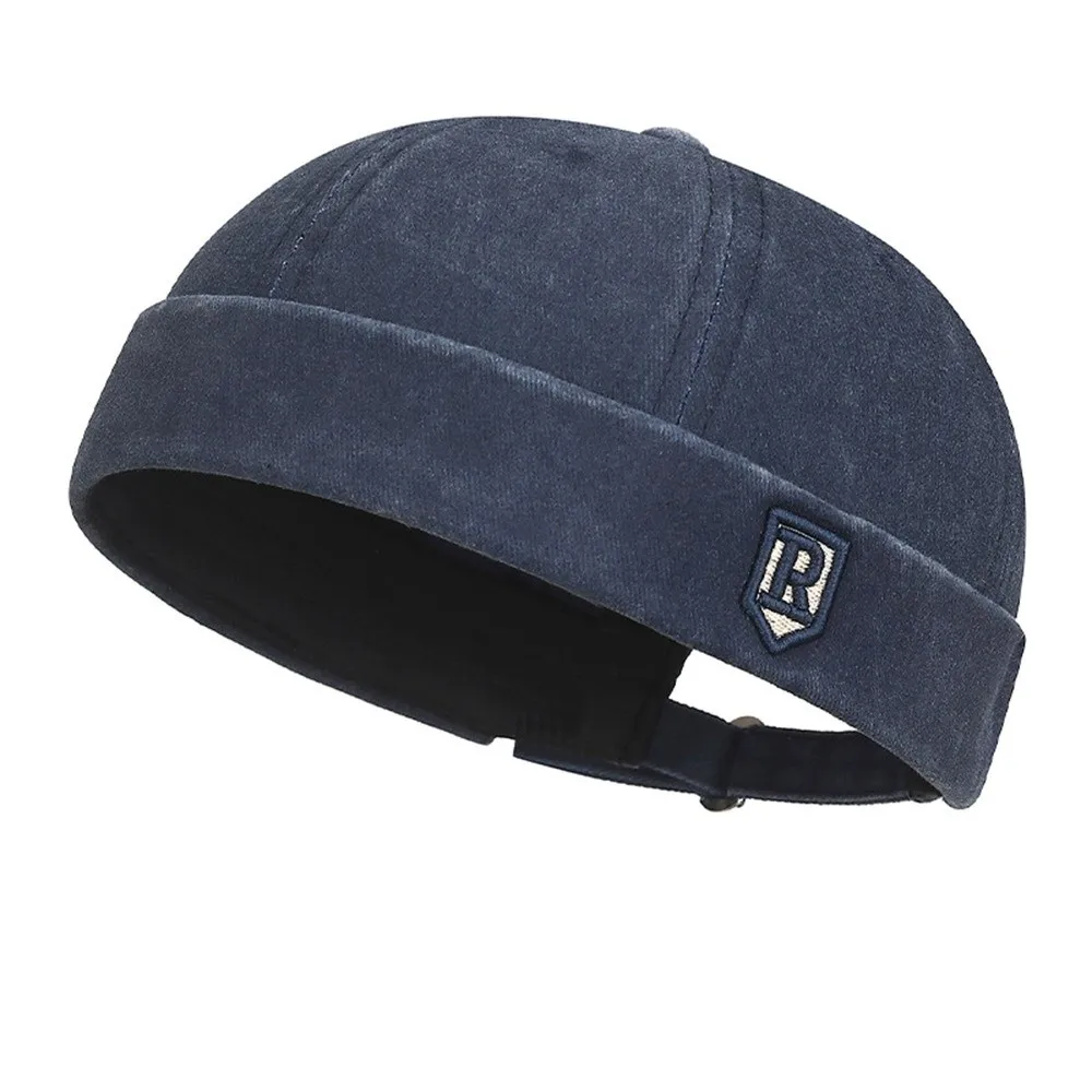 Casualowa czapka hip-hopowa bez ronda, regulowana, wielokolorowa, męska czapka typu skullcap, bawełniana czapka docker, unisex Casualowa czapka hip-hopowa bez ronda, regulowana, wielokolorowa, męska czapka typu skullcap, bawełniana czapka docker, unisex