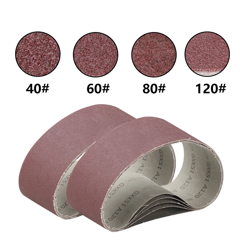 CMCP 5 szt. 65x410mm Ściernice taśmowe do szlifierki, specjalne materiały ścierne do polerowania, obróbki…