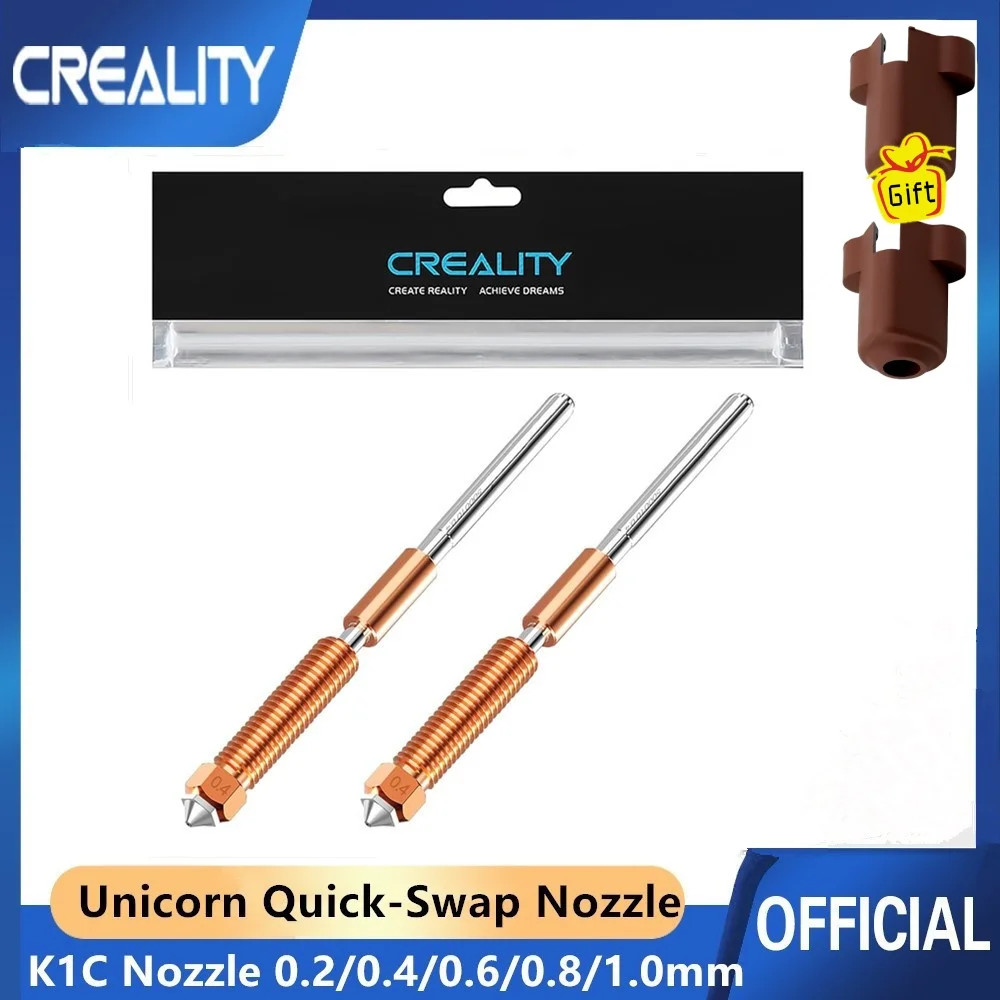 Creality 2 szt. K1C/Ender 3 V3 Unicorn szybka wymiana zestaw dysz drukarki 3D 0.2/0.4/0.6/0.8/1.0mm dla…
