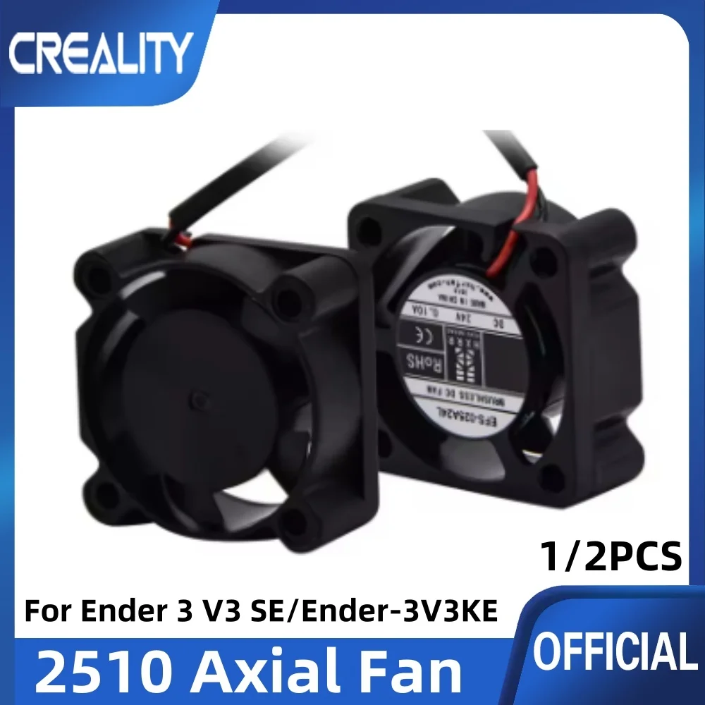 Creality 2510 Wentylator osiowy do drukarki 3D Ender 3 V3 SE Ender-3V3KE CR-10 SE Hotend 2510 Wentylator…