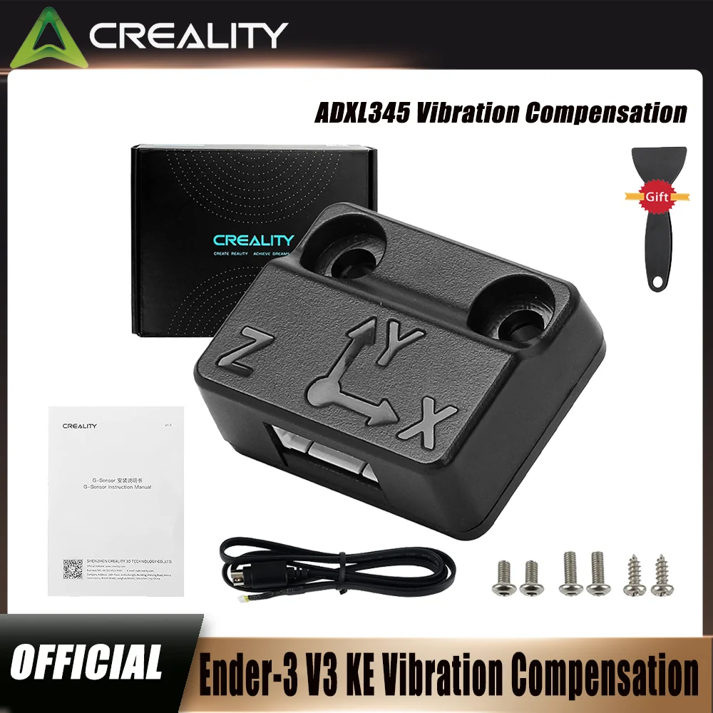 Creality Ender-3 V3 KE Czujnik kompensacji drgań dla Ender-3 V3 KE Precyzyjne sterowanie czujnikiem Akcesoria… Creality Ender-3 V3 KE Czujnik kompensacji drgań dla Ender-3 V3 KE Precyzyjne sterowanie czujnikiem Akcesoria…