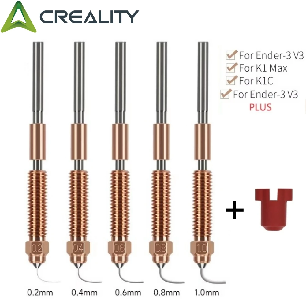 Creality K1C_K1 Max_Ender-3 V3 Jednorożec Zestaw dyszy szybkiej wymiany Szybka instalacja Druk o wysokim… Creality K1C_K1 Max_Ender-3 V3 Jednorożec Zestaw dyszy szybkiej wymiany Szybka instalacja Druk o wysokim…