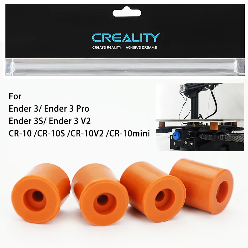 Creality Official 4 PCS Silikonowe stałe mocowania łóżka Heatbed Poziomowanie Silikonowa kolumna poziomująca… Creality Official 4 PCS Silikonowe stałe mocowania łóżka Heatbed Poziomowanie Silikonowa kolumna poziomująca…