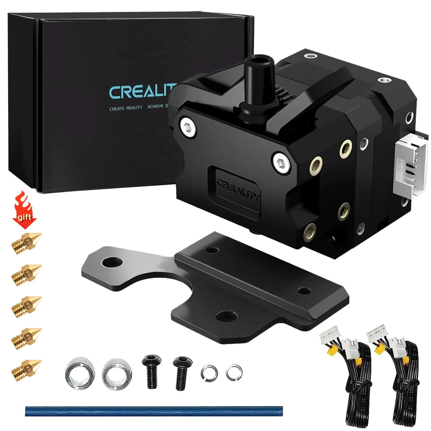 Creality Official Sprite Extruder Direct Drive Dual Gear Extruder SE Upgrade Kit, kompatybilny z Ender 3/Ender… Creality Official Sprite Extruder Direct Drive Dual Gear Extruder SE Upgrade Kit, kompatybilny z Ender 3/Ender…