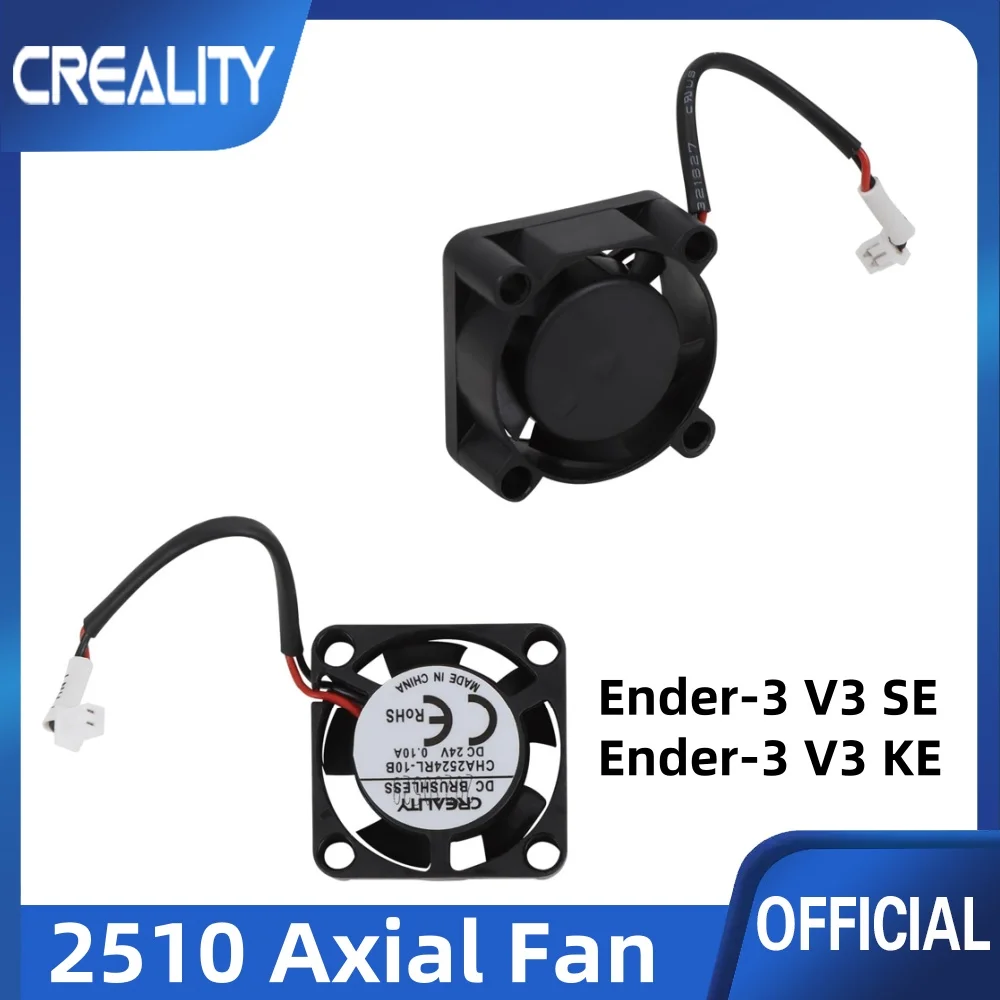 Creality Oryginalny zestaw wentylatorów Ender-3 V3 SE 24 V 2510 Wentylator osiowy do drukarki 3D Ender-3 V3…