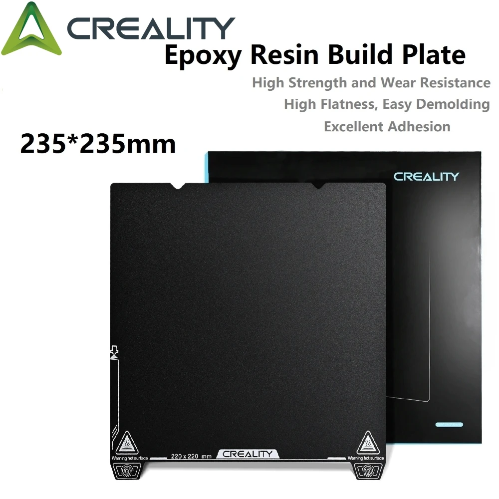 Creality Płytka konstrukcyjna z żywicy epoksydowej 235x235mm do elastycznej platformy drukującej do Ender-3… Creality Płytka konstrukcyjna z żywicy epoksydowej 235x235mm do elastycznej platformy drukującej do Ender-3…
