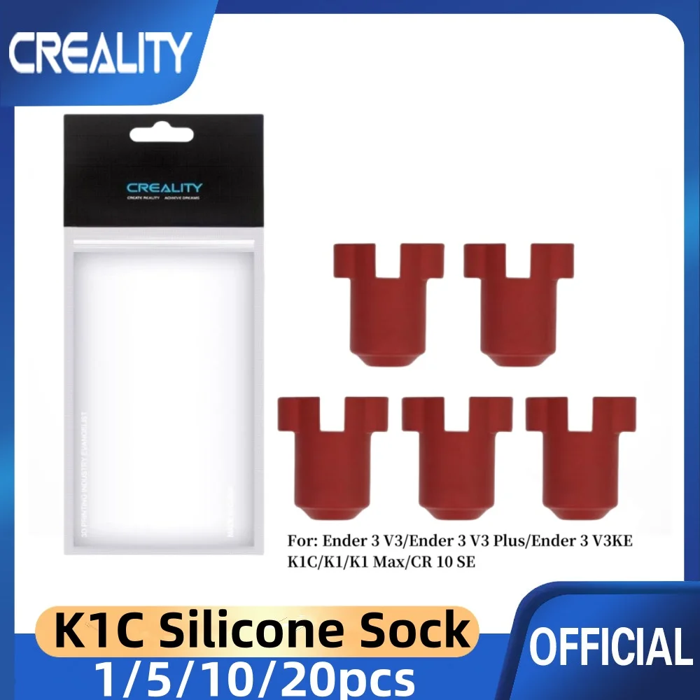 Creality Silicone Sleeve dla K1C /K1 Max/K1 dla obudowy termoizolacyjnej Ceramic Heat Cover 1PC Silicone Sock…