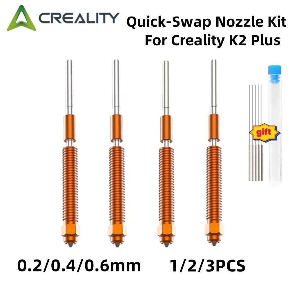 Creality „Unicorn” K2 Plus Hi Combo Zestaw dysz Quick-Swap 0,4 mm/0,6 mm/0,8 mm W pełni metalowa zintegrowana… Creality „Unicorn” K2 Plus Hi Combo Zestaw dysz Quick-Swap 0,4 mm/0,6 mm/0,8 mm W pełni metalowa zintegrowana…