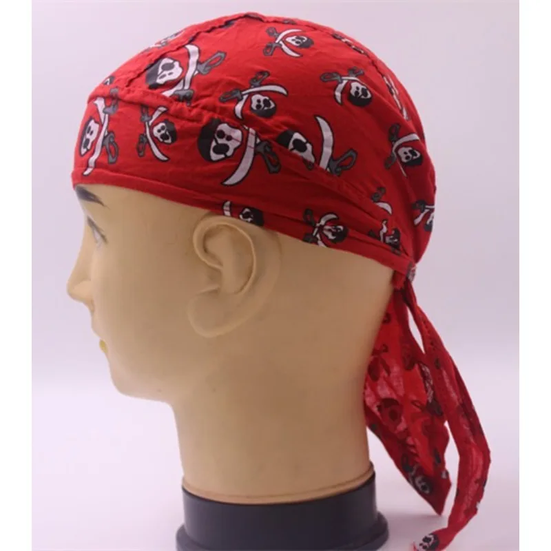 Czapka Piracka Modna Czapka Hip-Hopowa Oddychająca Wiatroodporna Czapka typu Pullover na Zewnątrz do Jazdy na Rowerze Europejska i Amerykańska Czapka Sznurowana typu Headscarf