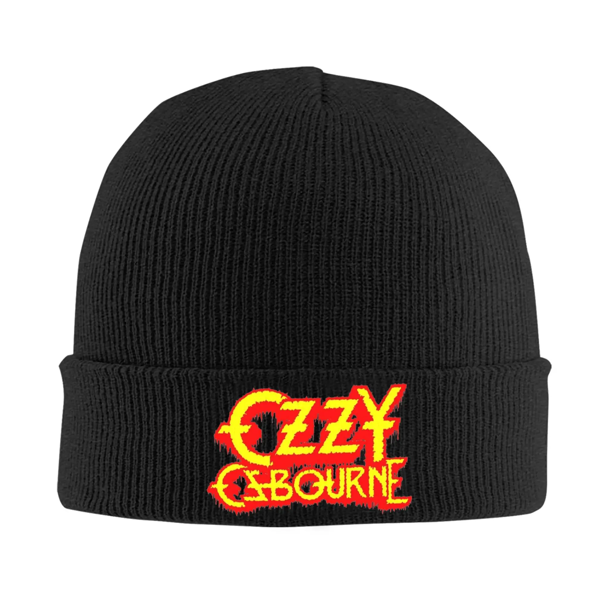 Czapka Punkowa Rockowa Dzianinowa Jesienno-Zimowa Ciepła Akrylowa Nowa Czapka Ozzy Osbourne dla Kobiet i Mężczyzn na Prezent Czapka Punkowa Rockowa Dzianinowa Jesienno-Zimowa Ciepła Akrylowa Nowa Czapka Ozzy Osbourne dla Kobiet i Mężczyzn na Prezent