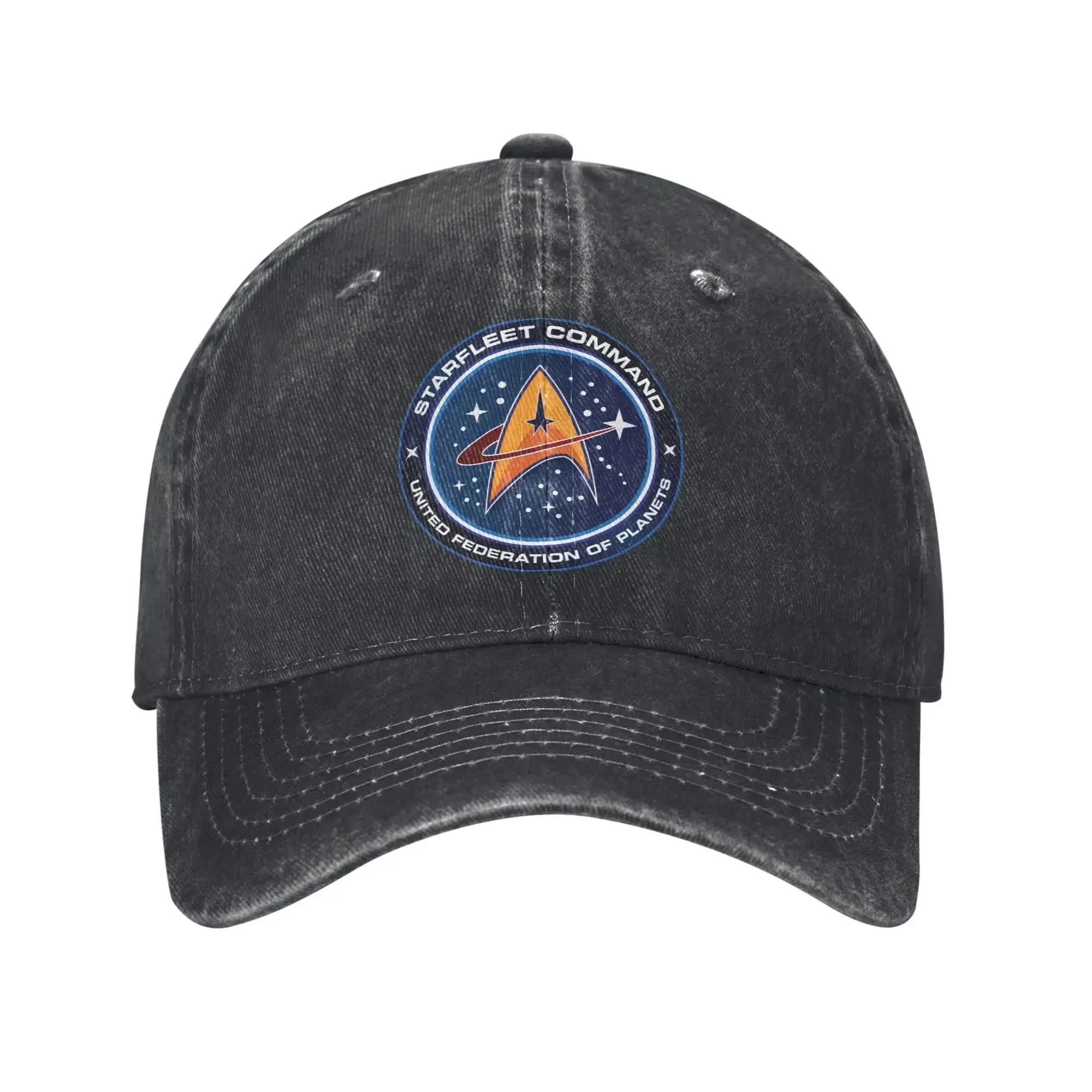Czapka typu trucker z logo Star Trek, strój marynarki wojennej, czapka baseballowa dla mężczyzn i kobiet, klasyczna czapka przeciwsłoneczna, regulowana