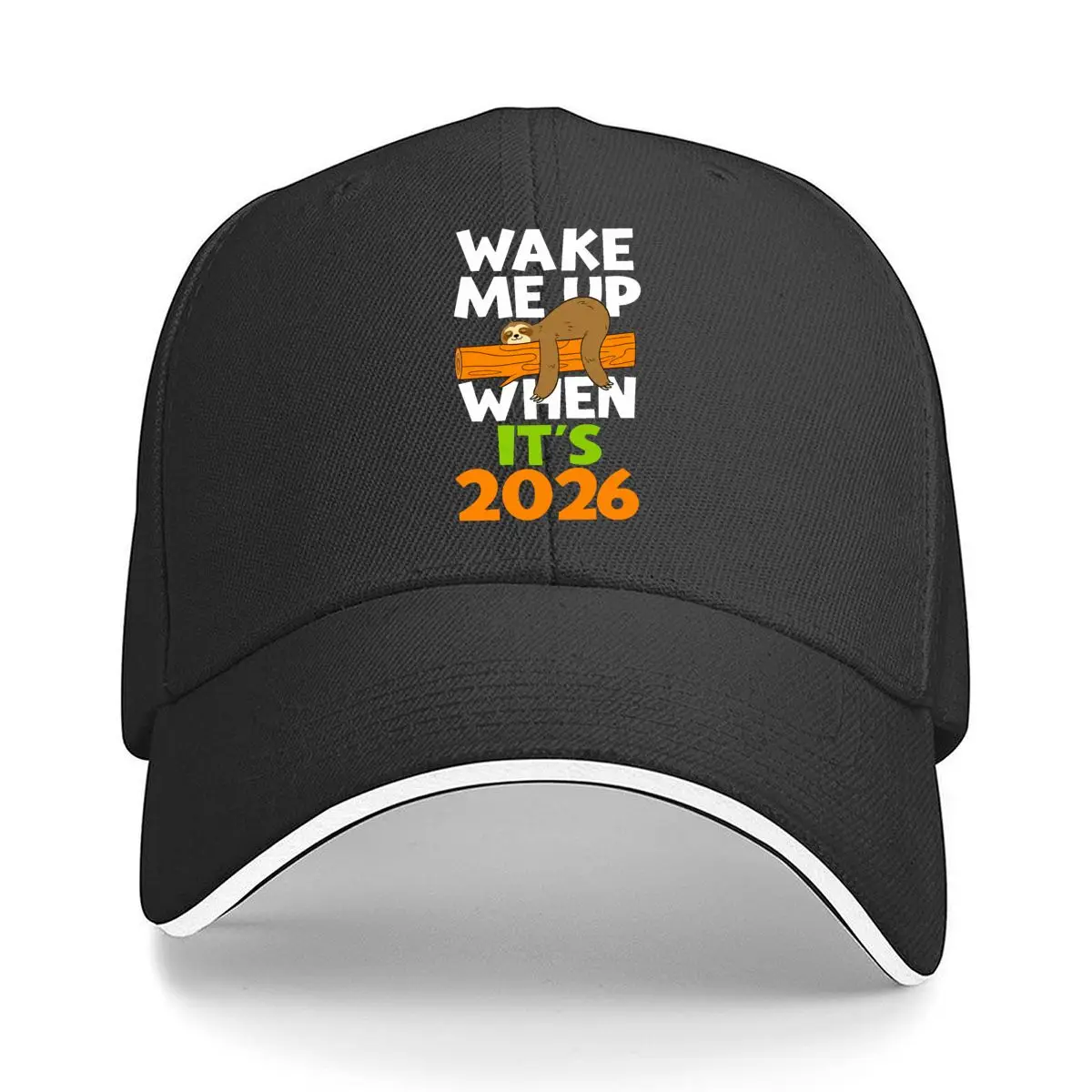 Czapka z daszkiem 2026 Śpiący Leniwiec na Kłoku Zabawna Czapka Baseballowa Czapka Przeciwsłoneczna Czapka na Treningi na Zewnątrz Czapka z daszkiem 2026 Śpiący Leniwiec na Kłoku Zabawna Czapka Baseballowa Czapka Przeciwsłoneczna Czapka na Treningi na Zewnątrz