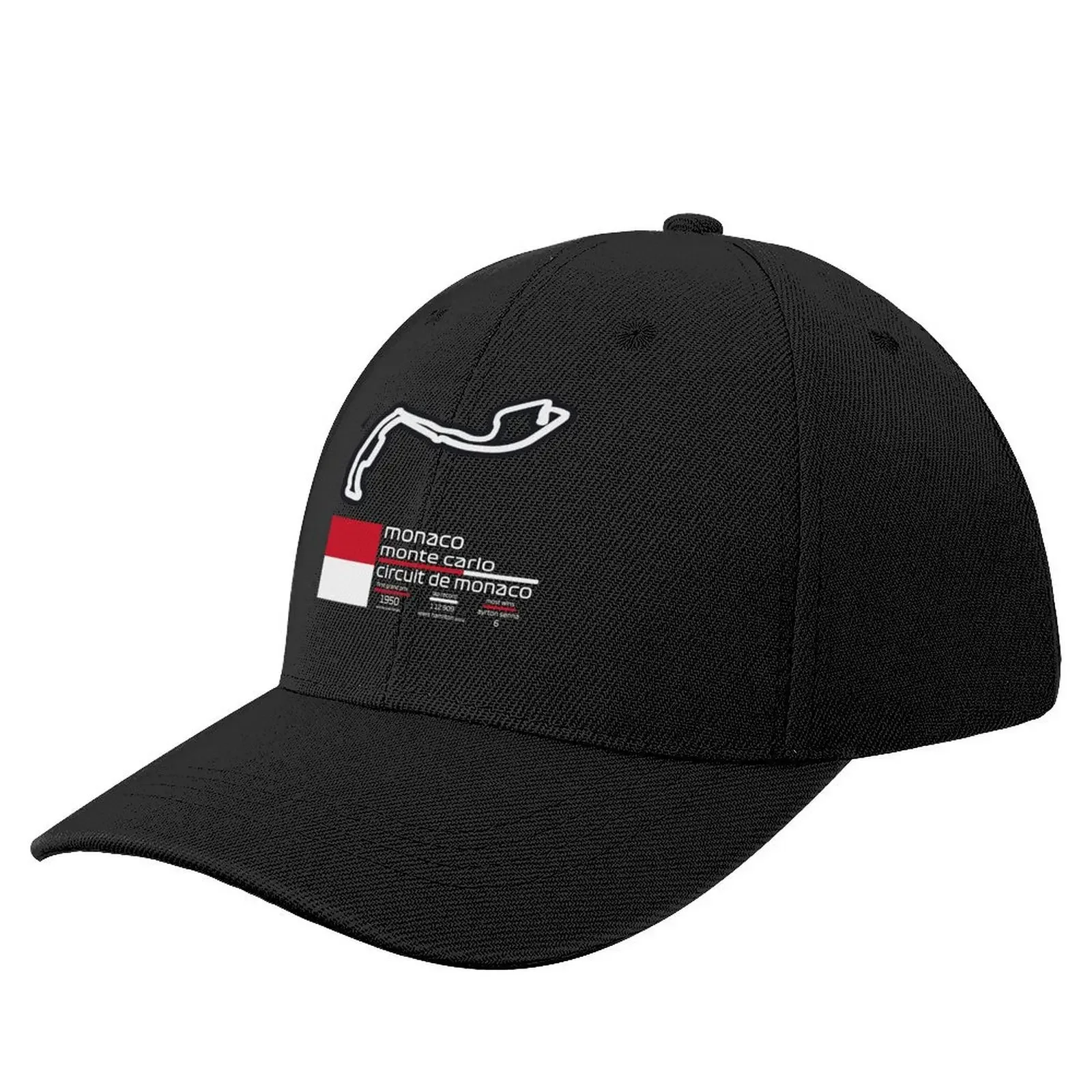 Czapka z daszkiem Monaco F1 Records (tor de Monaco) czapka z daszkiem czarna czapka wędkarska mężczyzn luksusowa marka damska