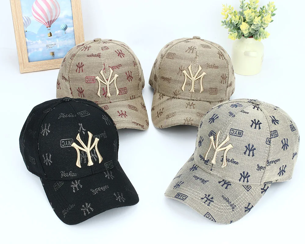 Czapka z daszkiem typu snapback, czapka przeciwsłoneczna, czapka bejsbolówka na wiosnę i jesień, czapka sportowa, czapka z napisem NY, czapka hip-hopowa, czapki fitted dla mężczyzn i kobiet
