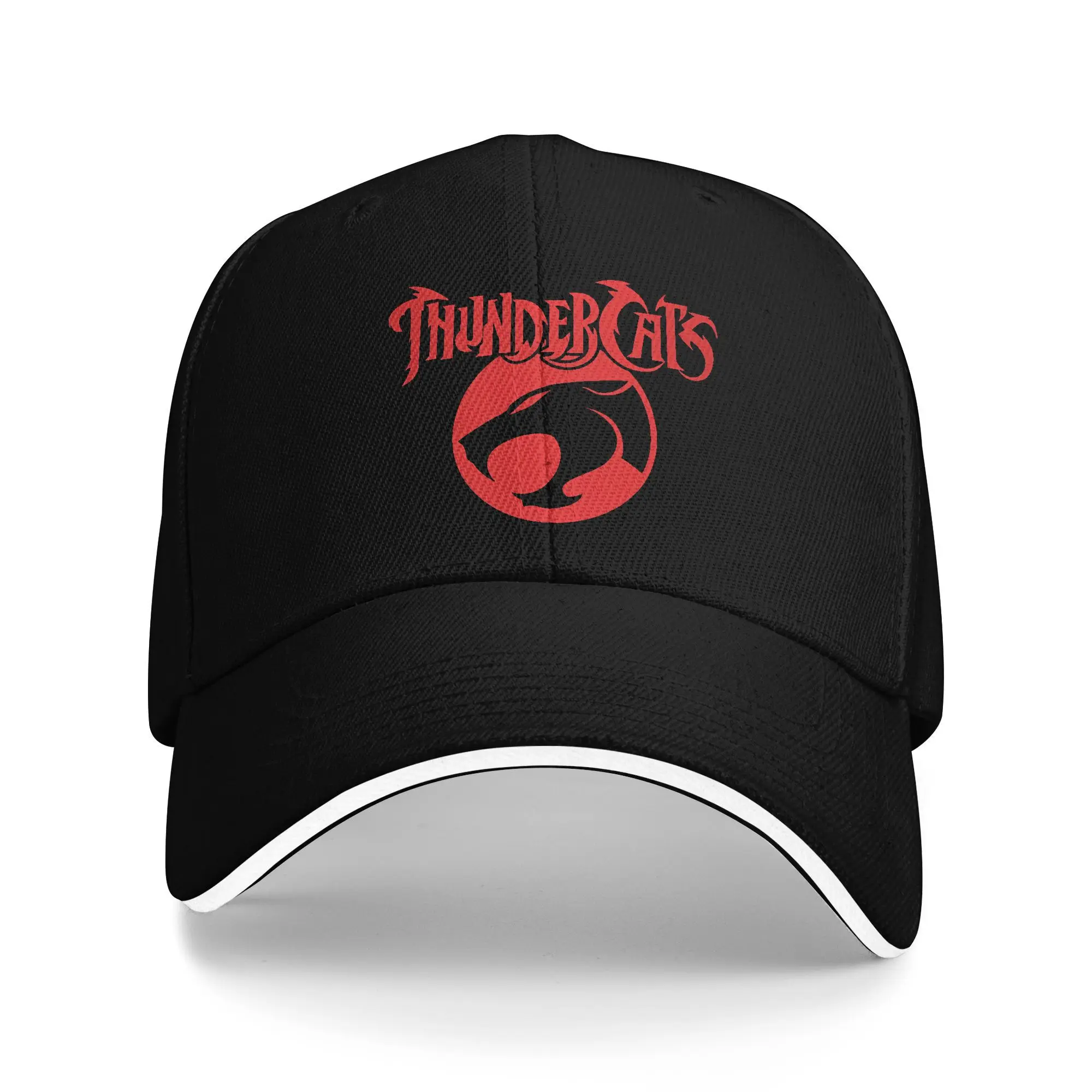 Czapki baseballowe Thundercats Retro Cartoon Sandwich dla mężczyzn i kobiet Regulowana czapka typu Dad na zewnątrz Czapki baseballowe Thundercats Retro Cartoon Sandwich dla mężczyzn i kobiet Regulowana czapka typu Dad na zewnątrz
