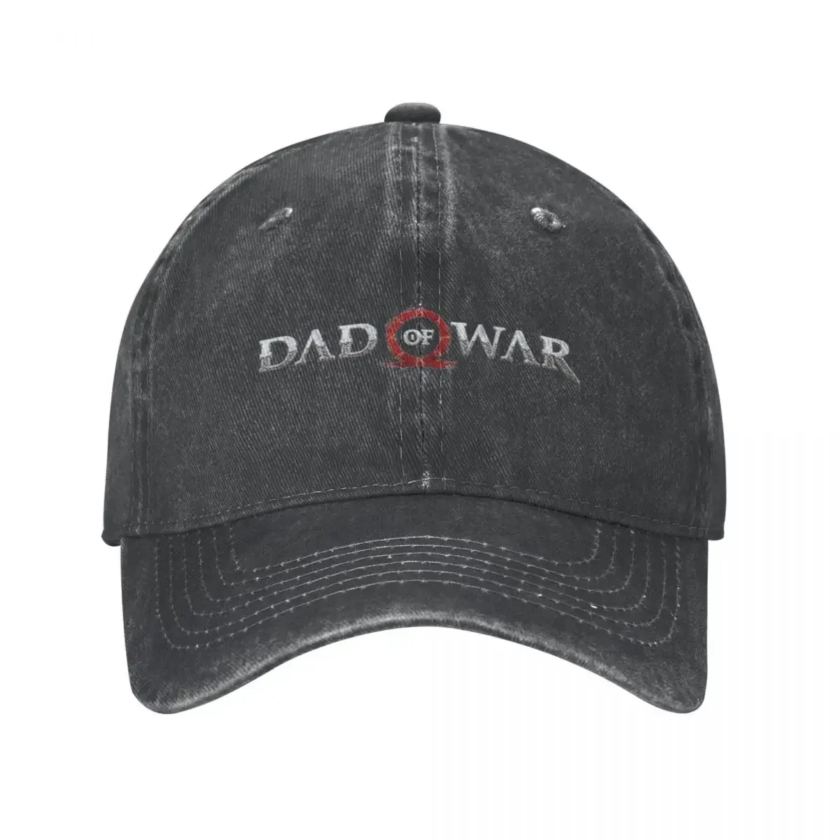 Czapki z daszkiem God of War 4 z 2026 roku, casualowe, postarzane, dżinsowe, typu snapback, męskie i damskie, na aktywności na świeżym powietrzu, z regulowanym rozmiarem