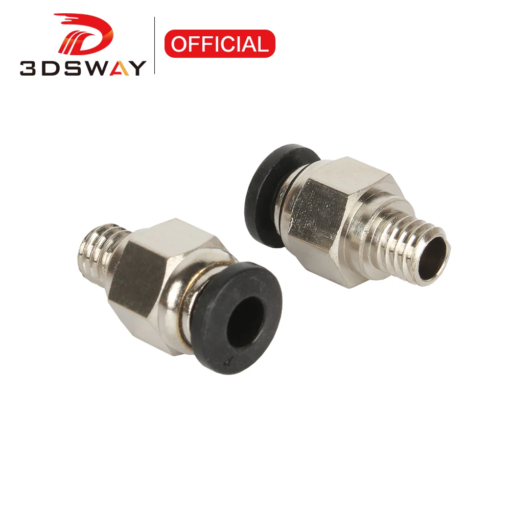Część do drukarki 3D 3DSWAY PC4-M6 Pneumatyczne szybkozłącze Zdalna rura zasilająca Prosta wtyczka szybka…