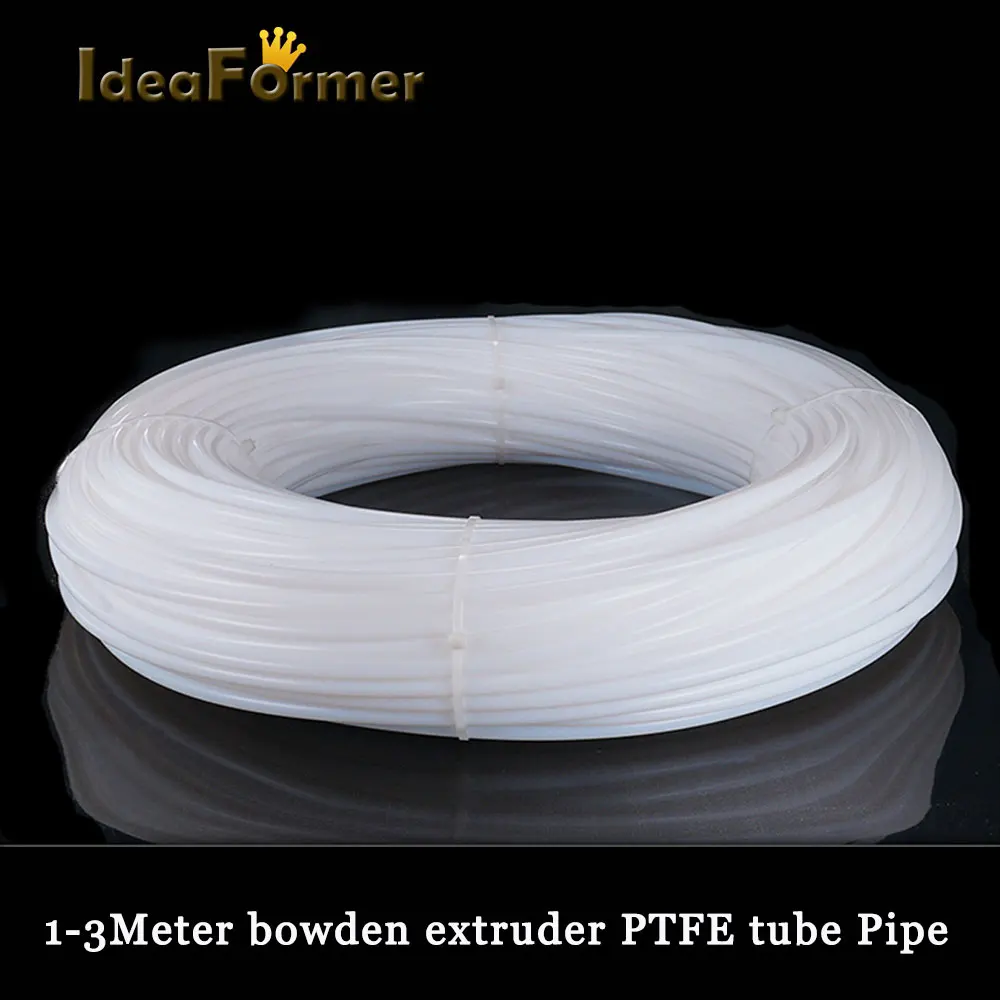 Części do drukarek 3D 1-3Meter wytłaczarki Bowden rura PTFE rura do V5 V6 j-head Hotend 1.75/3.0mm Filament i…