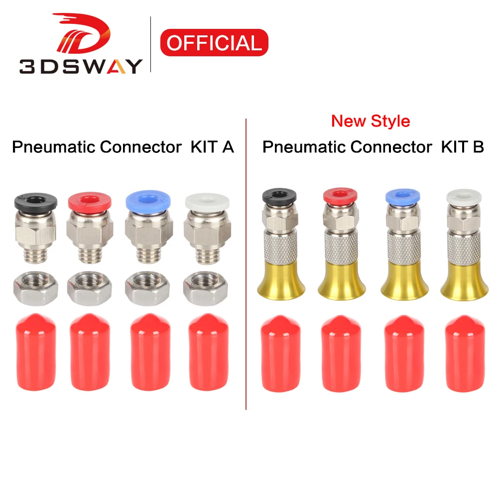 Części do drukarek 3D Suszarka do filamentów 2,5×4 mm Rurka PTFE DIY Dry Box PC4-M6 Złącze pneumatyczne z…