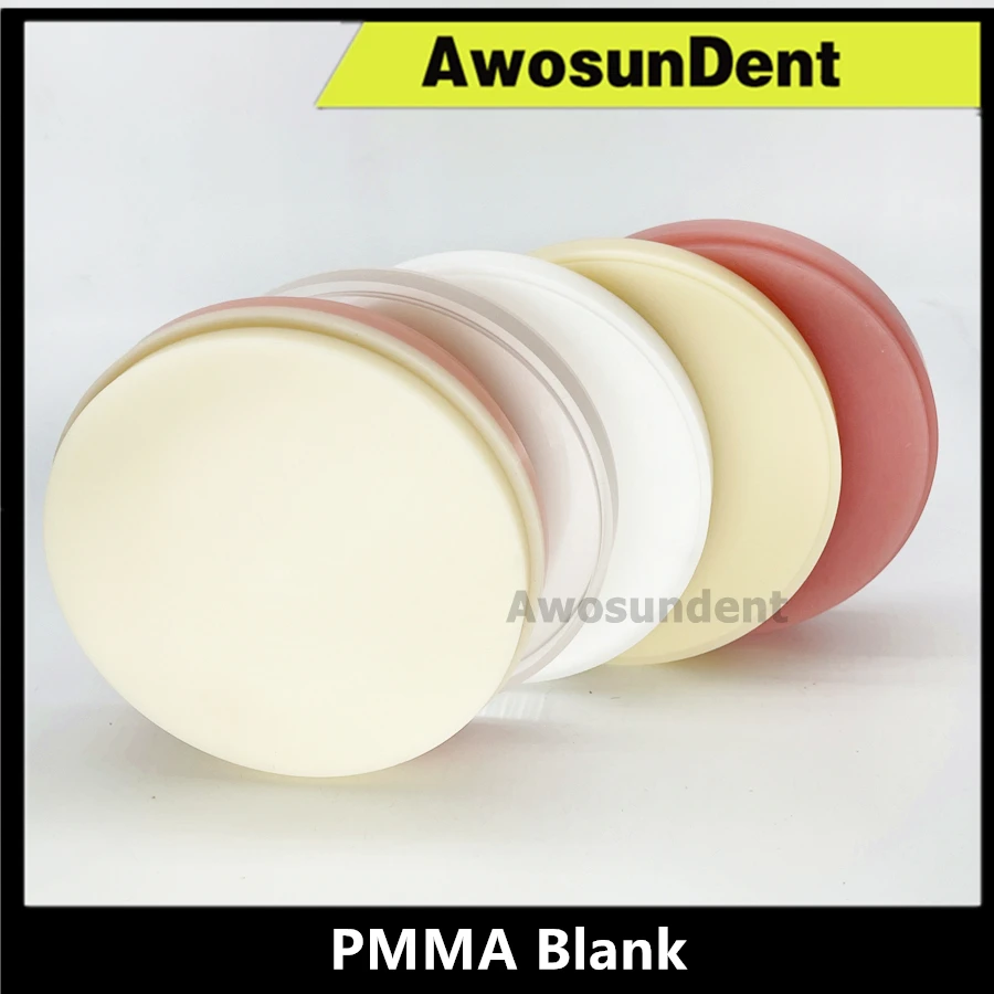 D98mm PMMA Disc Temporary Crown Dental Consumable Cad Cam Frezarski blok D98mm PMMA Disc Temporary Crown Dental Consumable Cad Cam Frezarski blok