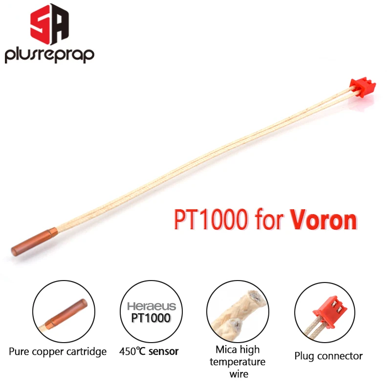 Dla E3DV6 Vo-ron Hotend PT1000 Temperatura mniejsza do 450 stopni Włókno węglowe Nylon Wysokotemperaturowy… Dla E3DV6 Vo-ron Hotend PT1000 Temperatura mniejsza do 450 stopni Włókno węglowe Nylon Wysokotemperaturowy…