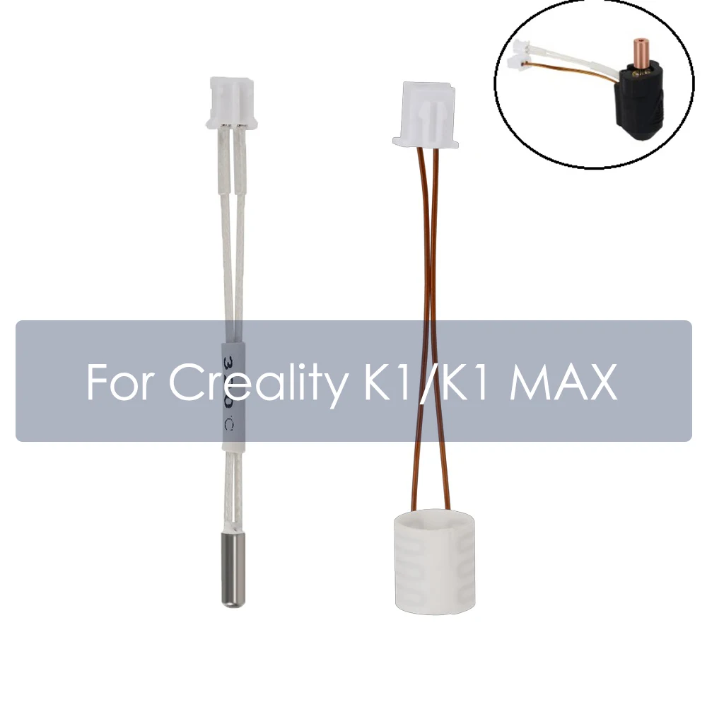 Dla krealności K1/ K1 Max Hotend ceramiczna rura grzewcza 24V 60W 300 ° c czujnik termeistorowy wysoka… Dla krealności K1/ K1 Max Hotend ceramiczna rura grzewcza 24V 60W 300 ° c czujnik termeistorowy wysoka…