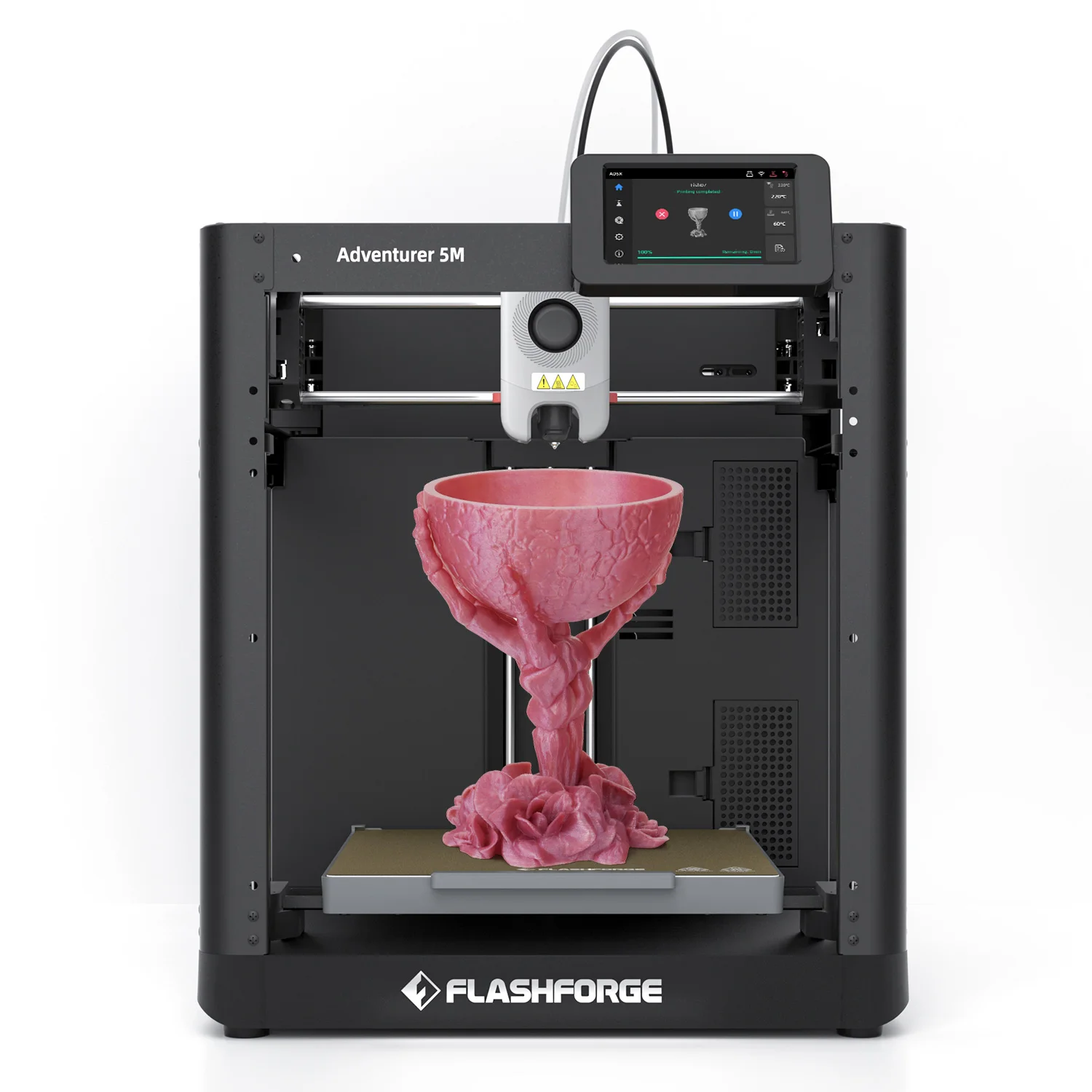Drukarka 3D Flashforge AD5M Szybka prędkość Adventurer 5M W pełni automatyczne poziomowanie 280 ° Wytłaczarka… Drukarka 3D Flashforge AD5M Szybka prędkość Adventurer 5M W pełni automatyczne poziomowanie 280 ° Wytłaczarka…