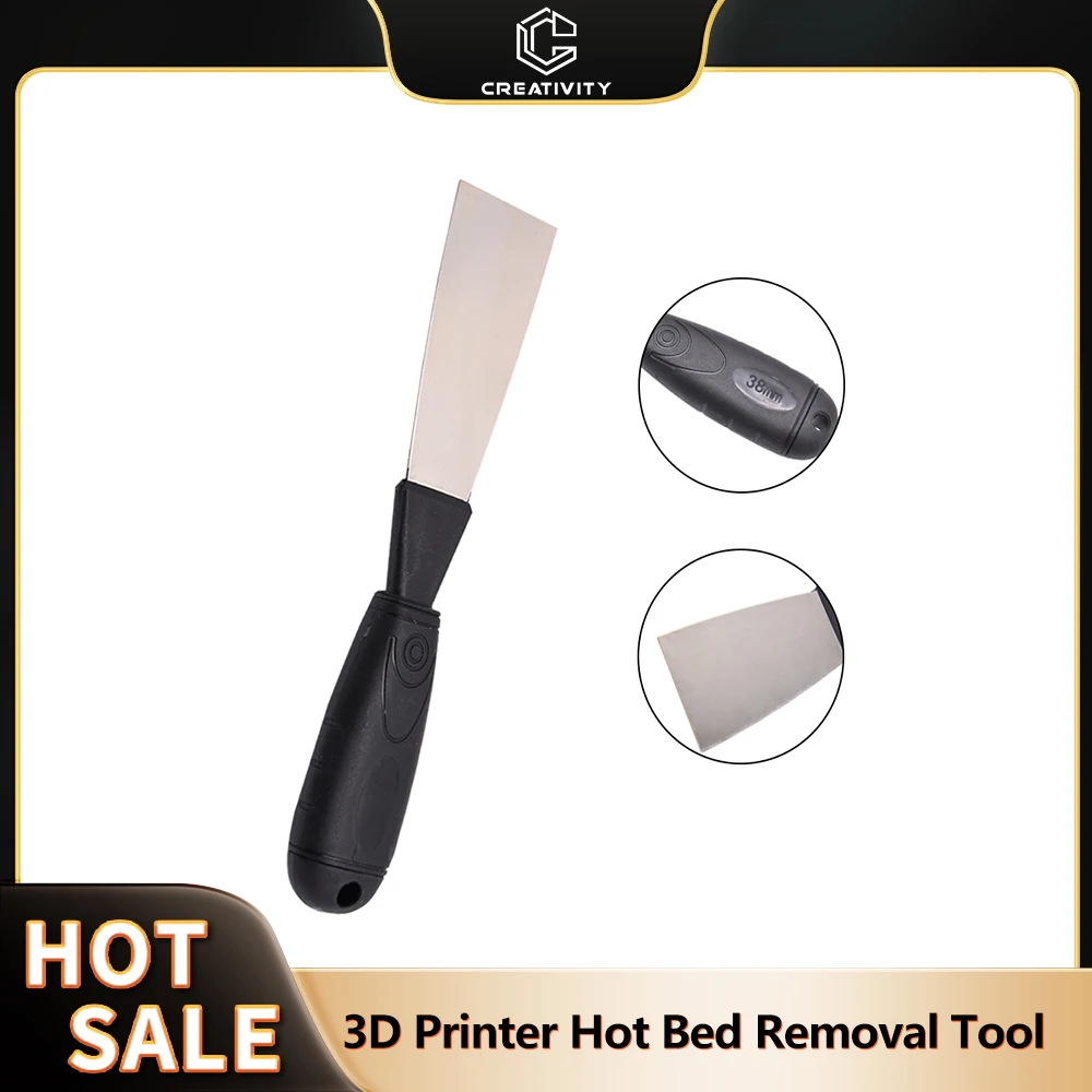 Drukarka 3D Hot Bed narzędzie do usuwania szpatułka ze stali nierdzewnej dla Ender 3/CR10 narzędzie do…