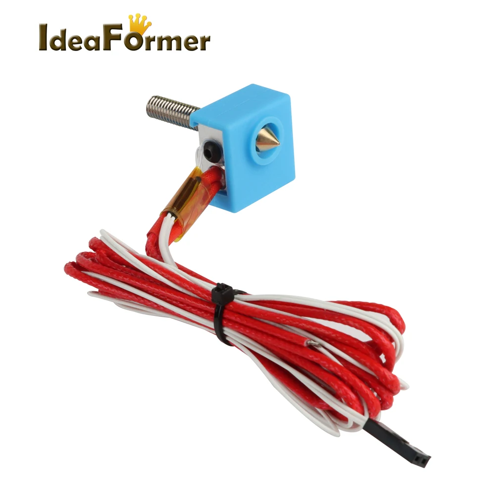 Drukarka 3D MK8 Hotend 12V 24V 40W Zestaw montowany J-Head Dysza 0,4 mm Filament 1,75 mm Do części drukarki 3D…