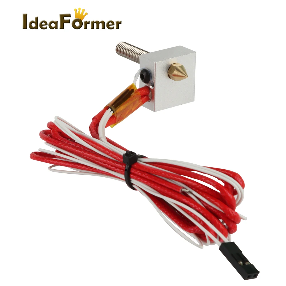Drukarka 3D MK8 Hotend 12V 24V 40W Zestaw montowany J-Head Dysza 0,4 mm Filament 1,75 mm Do części drukarki 3D… Drukarka 3D MK8 Hotend 12V 24V 40W Zestaw montowany J-Head Dysza 0,4 mm Filament 1,75 mm Do części drukarki 3D…