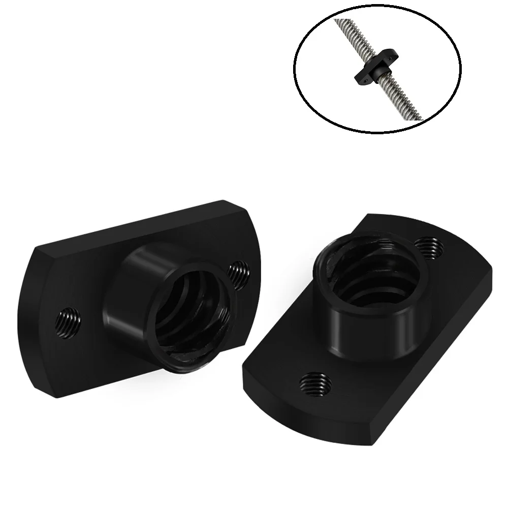 Drukarka 3D T8 Frezowanie śrub POM Nakrętka T8x8mm Ołów 8mm do aktualizacji Śruba pociągowa Ender 3 CR-10