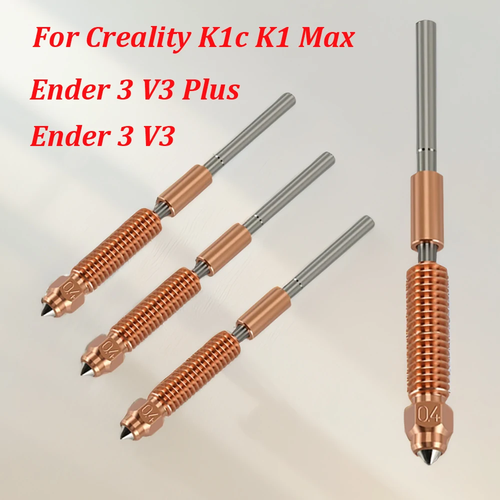 Dysza Creality K1c, dysza ze stali hartowanej K1 Max, szybka wymiana, uniwersalna, wysoki przepływ… Dysza Creality K1c, dysza ze stali hartowanej K1 Max, szybka wymiana, uniwersalna, wysoki przepływ…