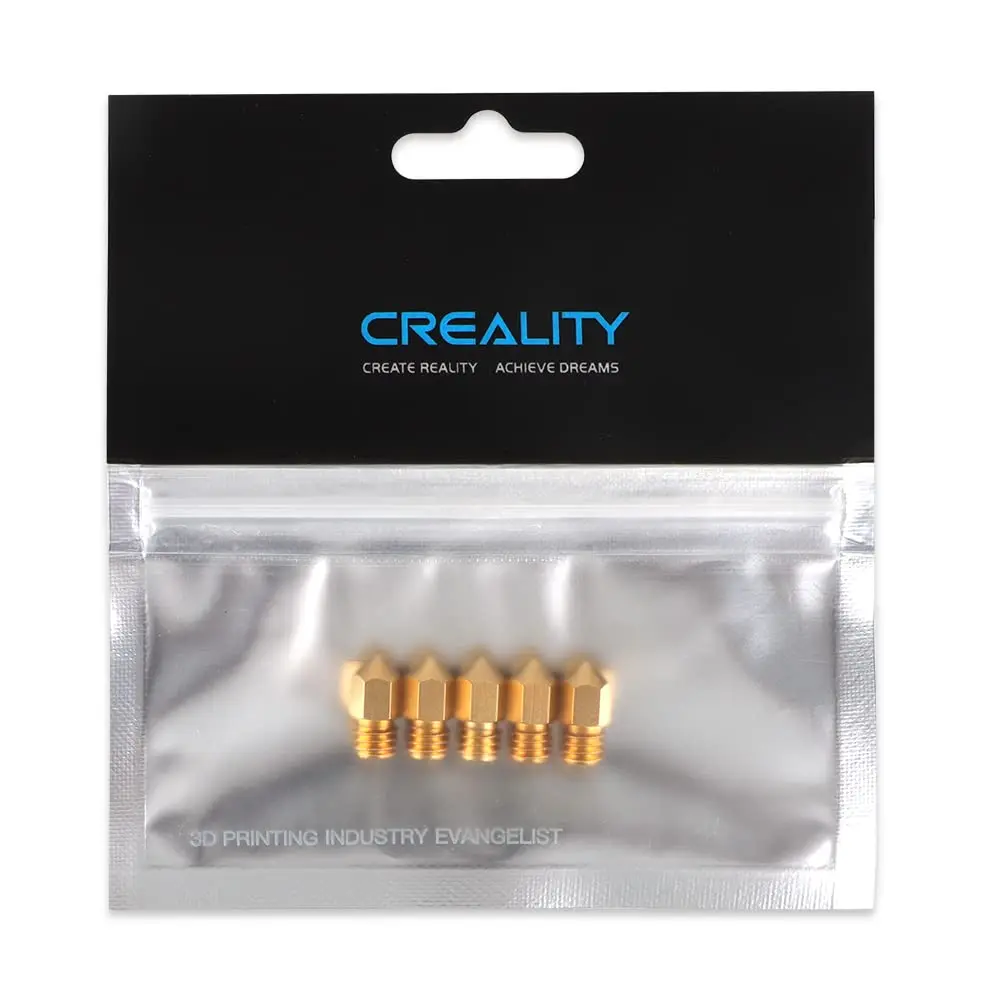 Dysza drukarki 3D Creality 0,2/0,3/0,4/0,5/0,6/0,8 mm Dysze wytłaczarki Hotend do drukarki 3D Ender-3… Dysza drukarki 3D Creality 0,2/0,3/0,4/0,5/0,6/0,8 mm Dysze wytłaczarki Hotend do drukarki 3D Ender-3…