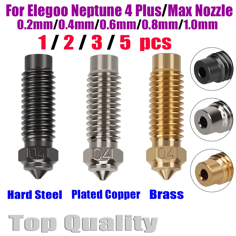 Dysze do Elegoo Neptune 4 Plus Dysza Elegoo Neptune 4 Max Dysza 0,2 0,4 0,6 0,8 1,0 mm Mosiądz Miedź Stal… Dysze do Elegoo Neptune 4 Plus Dysza Elegoo Neptune 4 Max Dysza 0,2 0,4 0,6 0,8 1,0 mm Mosiądz Miedź Stal…