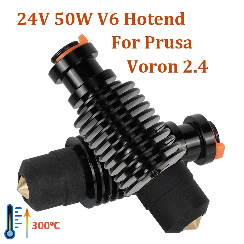 E3D V6 Hotend 24V 50W Ceramiczny rdzeń grzejny Głowica drukująca do drukarki 3D Voron 2.4 Prusa DDB Extruder…