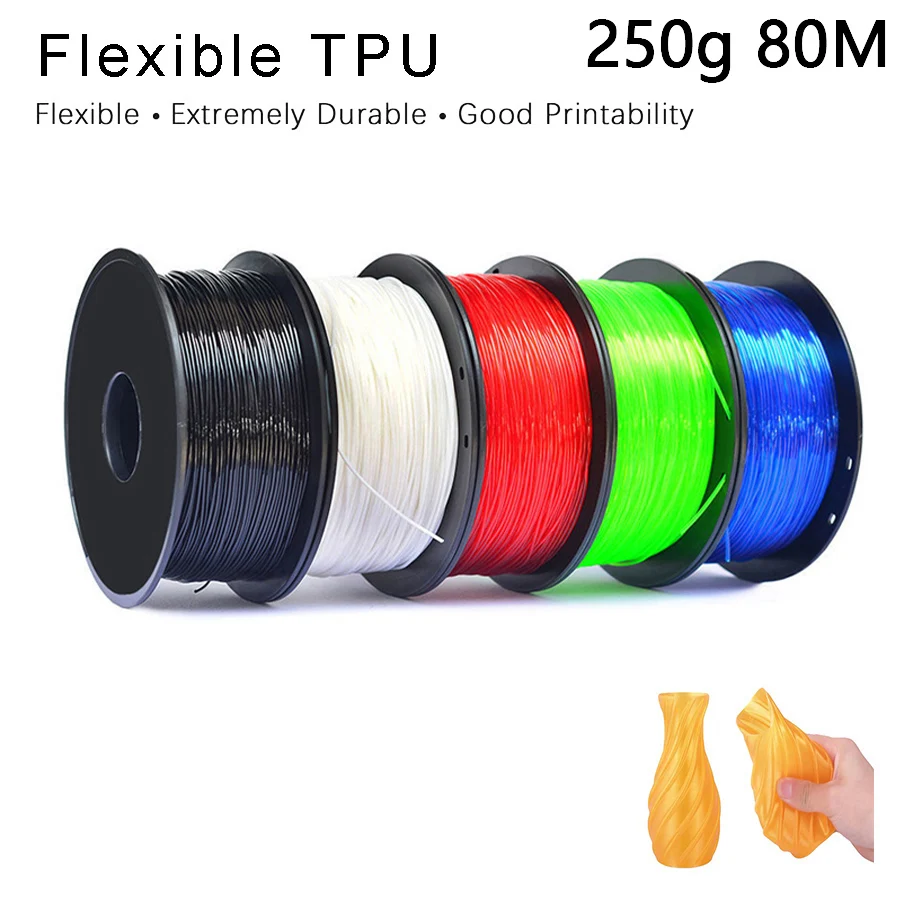 Elastyczny żarnik do drukarki 3D TPU 250g 1,75mm Długość 80M