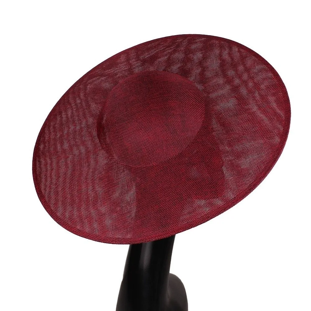 Elegancki, jednolity kolor, siateczkowy kapelusz z szerokim rondem, duży, vintage fascynator, ozdoba na głowę w stylu lat 20., akcesoria do włosów, nakrycie głowy dla panny młodej, rekwizyt do fotografii Elegancki, jednolity kolor, siateczkowy kapelusz z szerokim rondem, duży, vintage fascynator, ozdoba na głowę w stylu lat 20., akcesoria do włosów, nakrycie głowy dla panny młodej, rekwizyt do fotografii
